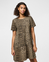 Leopard - White pepper - Pieces - Denimkjole - 17158303