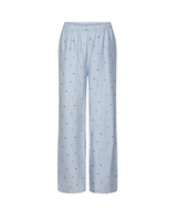 Blå - Lichen Blue/Cherry - Pieces - Bukser - 17158862