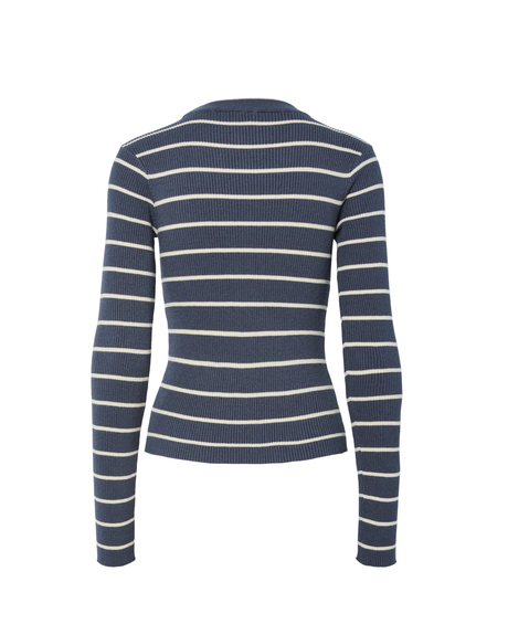 PIECES Ombre Blue BIRCH NARROW Striktrøje - 17158955