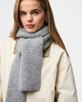 PIECES Medium Grey Melange MELANGE Halstørklæde - 17158964
