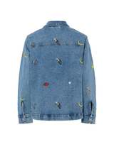 Blå - Medium Blue Denim - Pieces - Denimjakke - 17159444