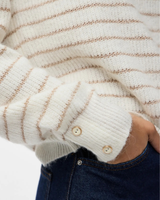 Sand/black - Birch/Black - Pieces - Sweater - 17154521