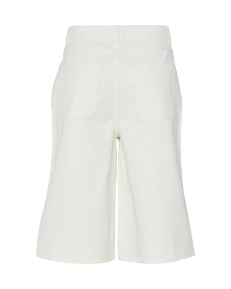 Cremehvid - Offwhite Denim - Pieces - Jorts - 17160498