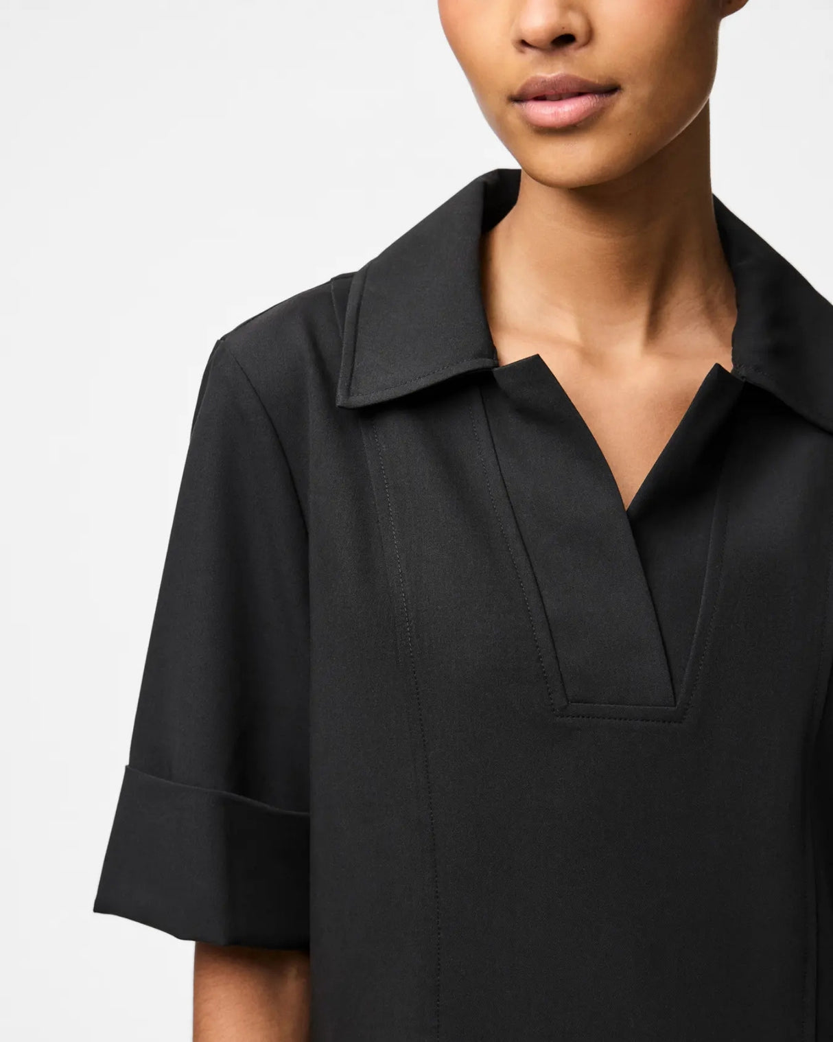 Sort - Black - Pieces - Kjole - 17161129