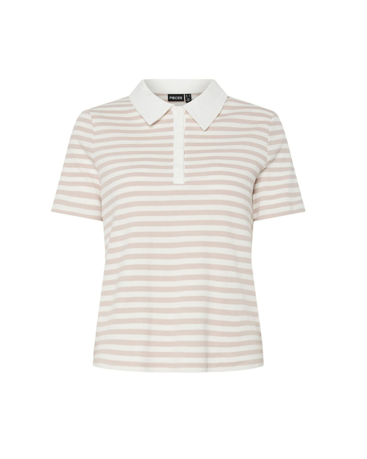 Hvid - Silver Gray - Pieces - Polo - 17161306