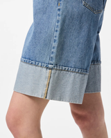 Blå - Light Blue Denim - Pieces - Denim Shorts - 17161336