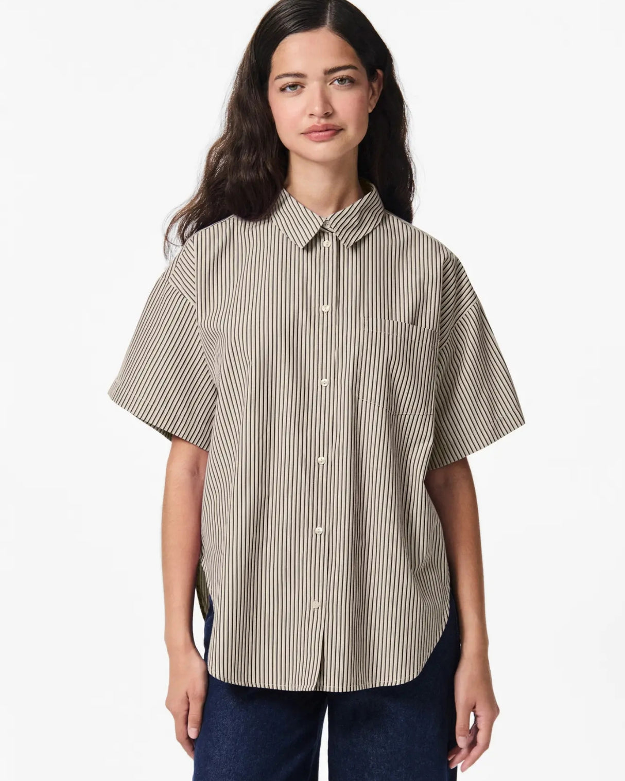Brown - Birch/Delicioso - Pieces - Shirt - 17161345