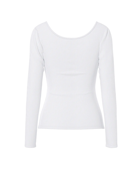 PIECES Bright White Top - 17161803