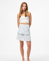 Lyseblå - Cashmere Blue - Pieces - Nederdel - 17163772