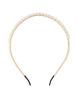 Hårbånd metal med perler