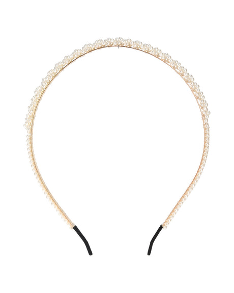 Hårbånd metal med perler