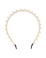 Hårbånd metal med perler