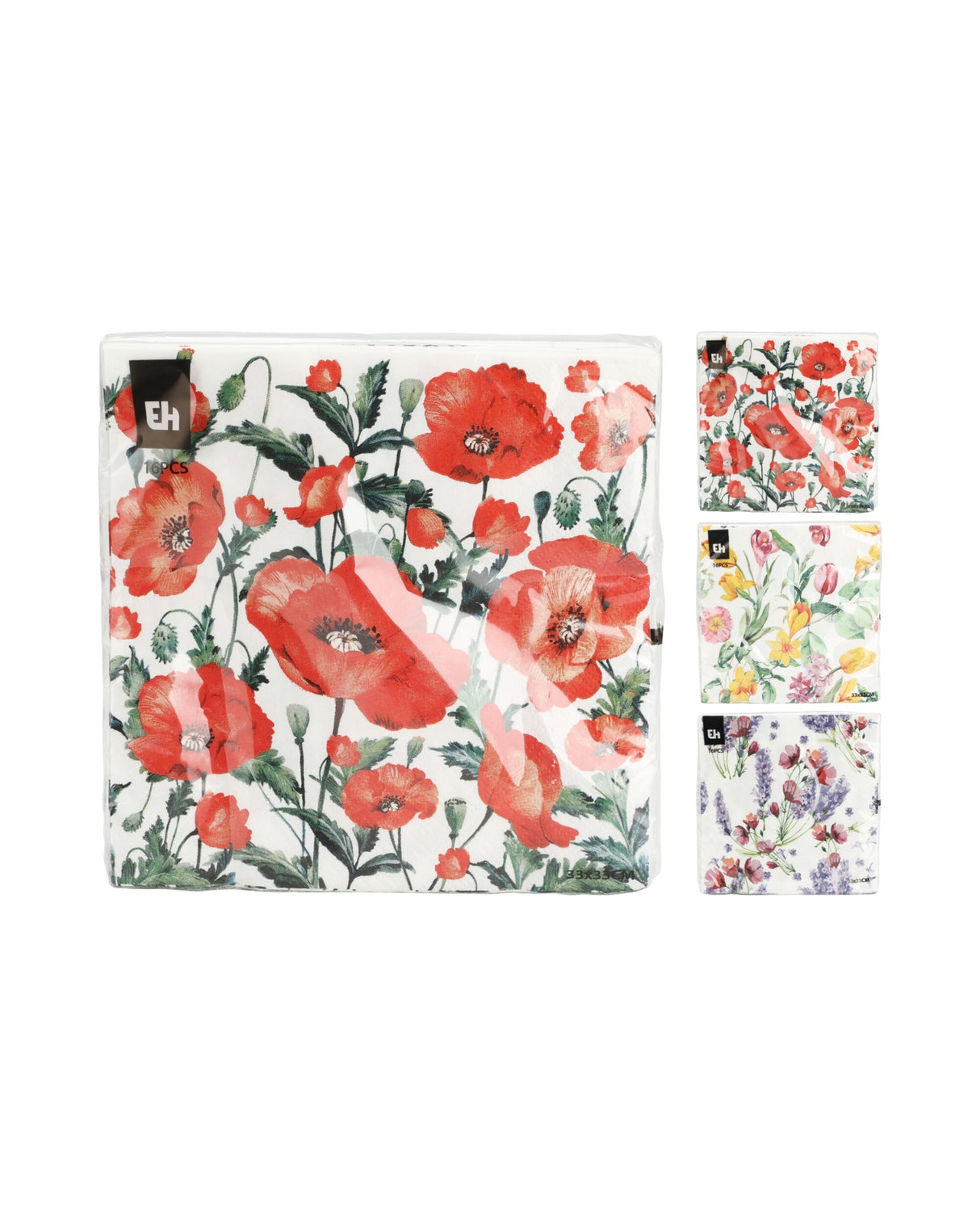 Servietter – 33 x 33 cm - 16 stk