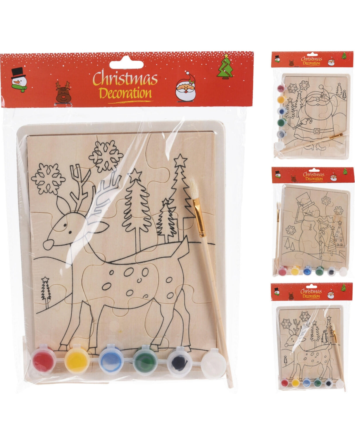 Puslespil mal selv - Julemotiver