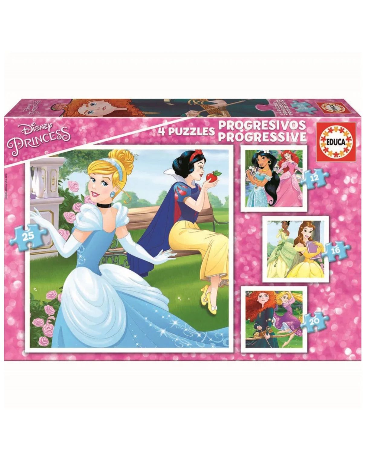 Educa 12-16-20-25 Princesses