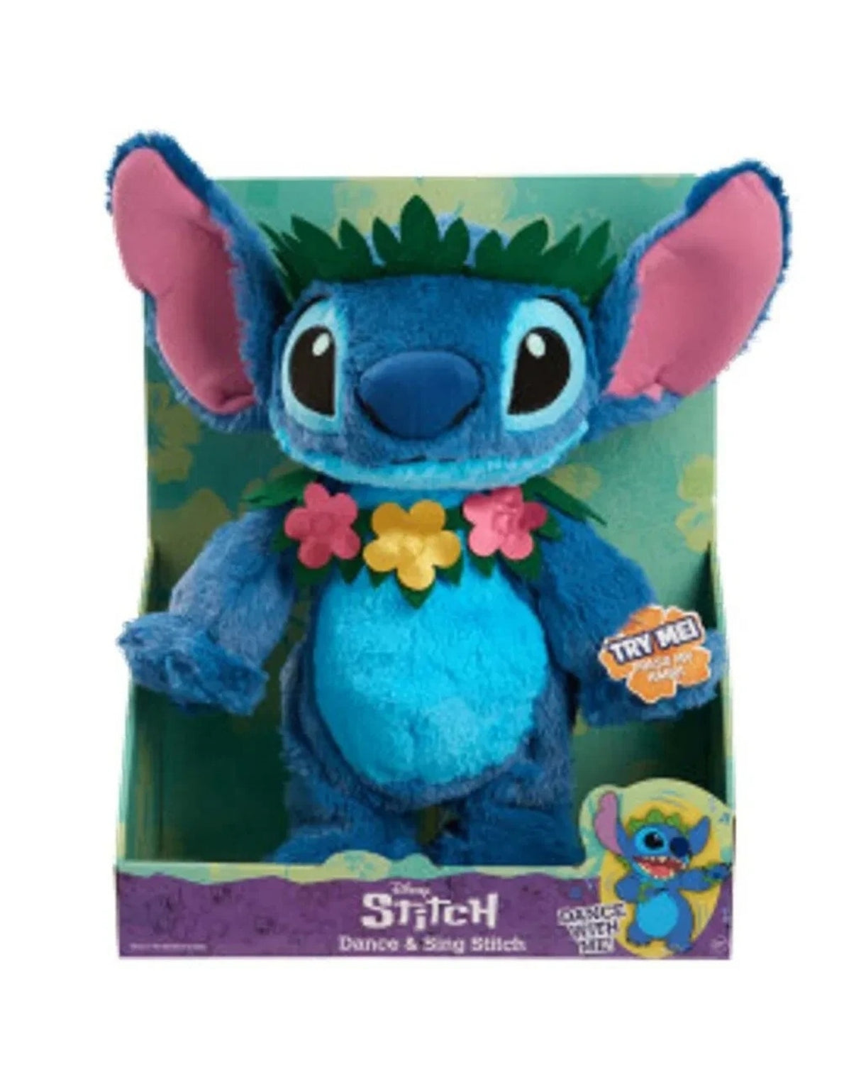 Disney Stitch Dance & Sing Feature Plush 38 cm