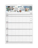 Studie Familiekalender Otto Dickmeiss & Lilja Scherfig A3