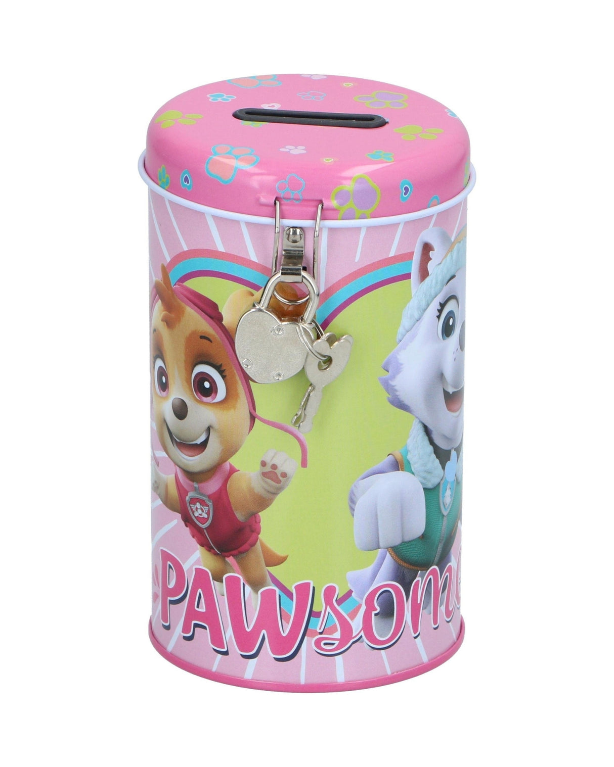 Sparedåse med hængelås Ø8x13,5 cm