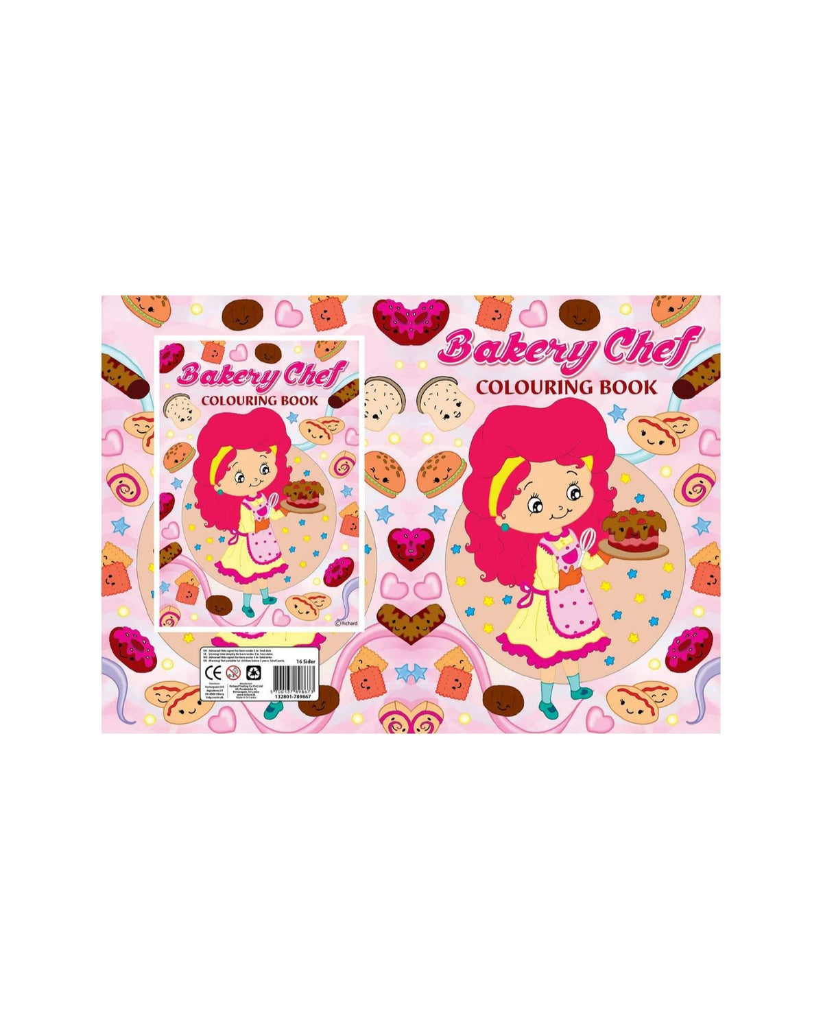 Malebog A4 Bakery Chef 16 sider
