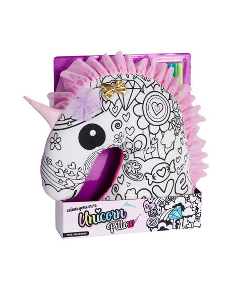 Enhjørningspude – Mal selv