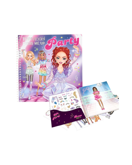 TOPModel Dress Me Up Party Stickerbog