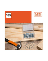 Søm sortiment 80x2.5cm 70x3.5cm 15x5cm - BLACK+DECKER