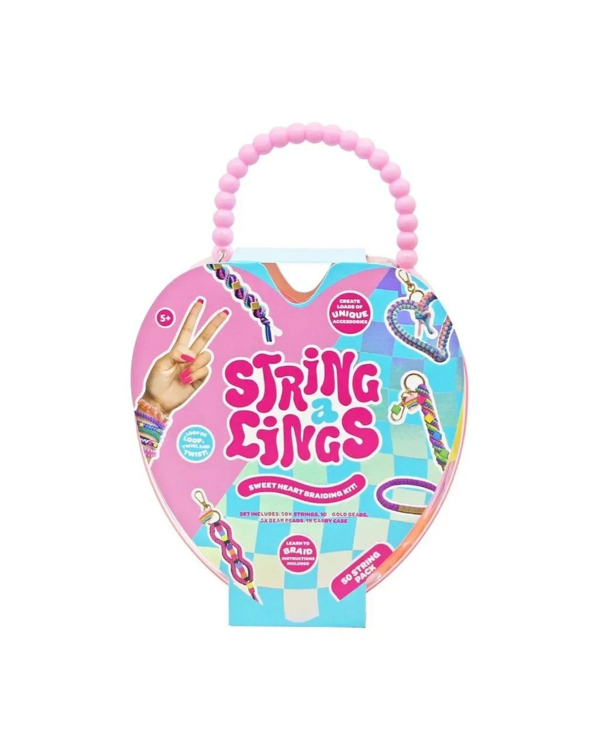 Stringalings - 50 Pack - I Heart Braiding Kit