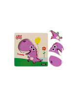 DR Træpuslespil, 3 brikker, 4 asst.