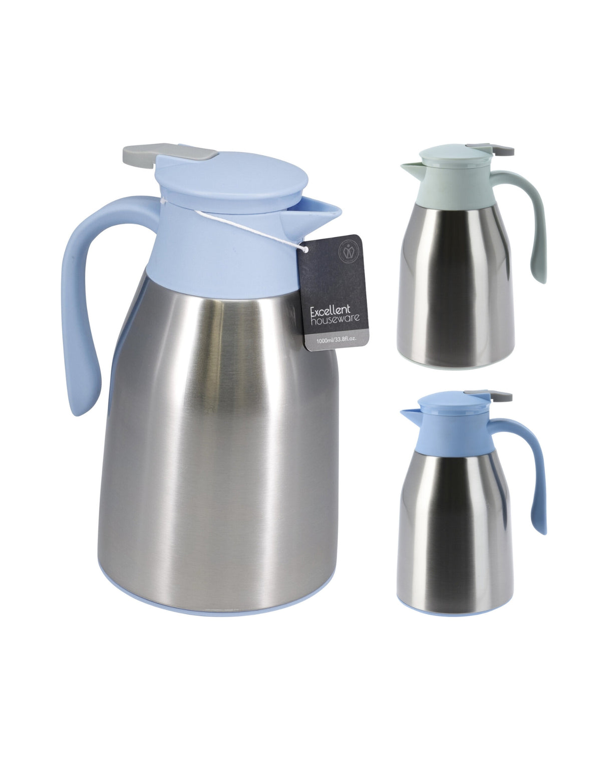 Termokande 1000 ml - Rustfrit stål