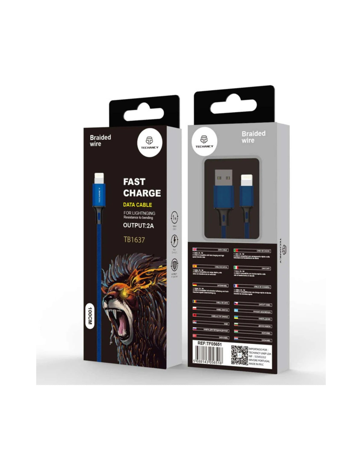 Fast Charge Datakabel Lightning 1 m