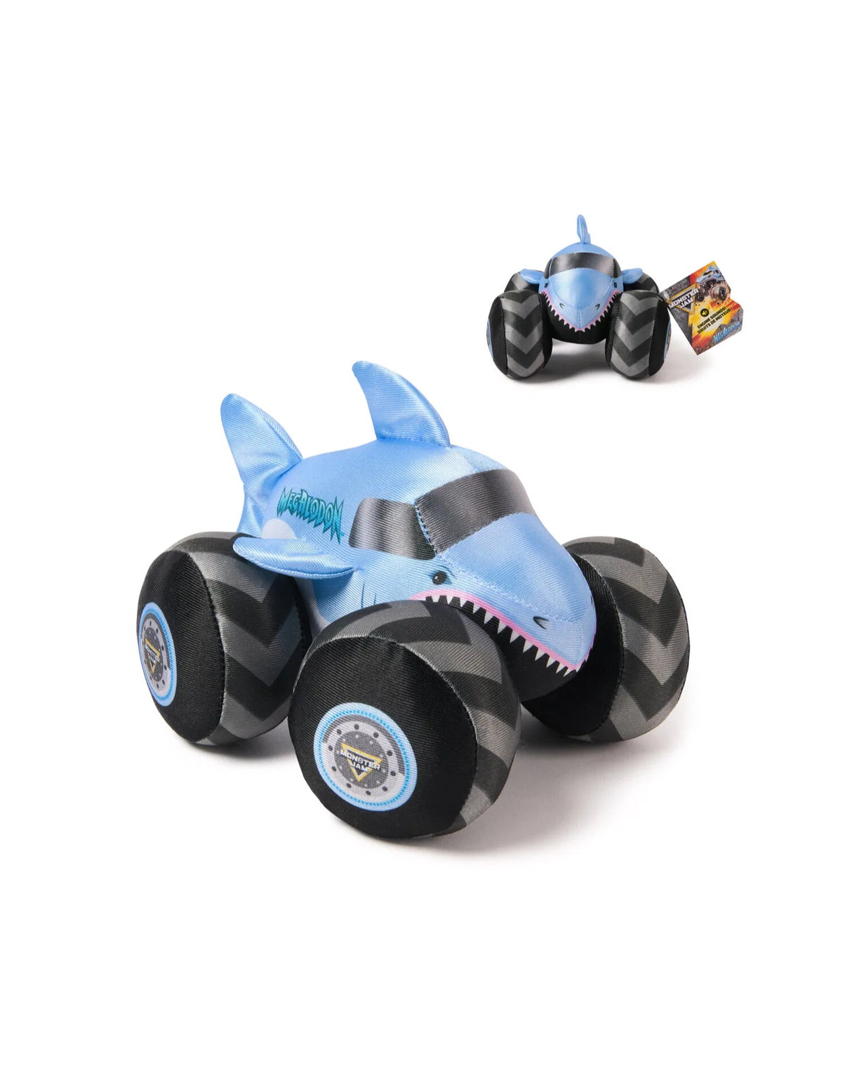 Monster Jam Plush Truck 17 cm w. Sound - Megalodon