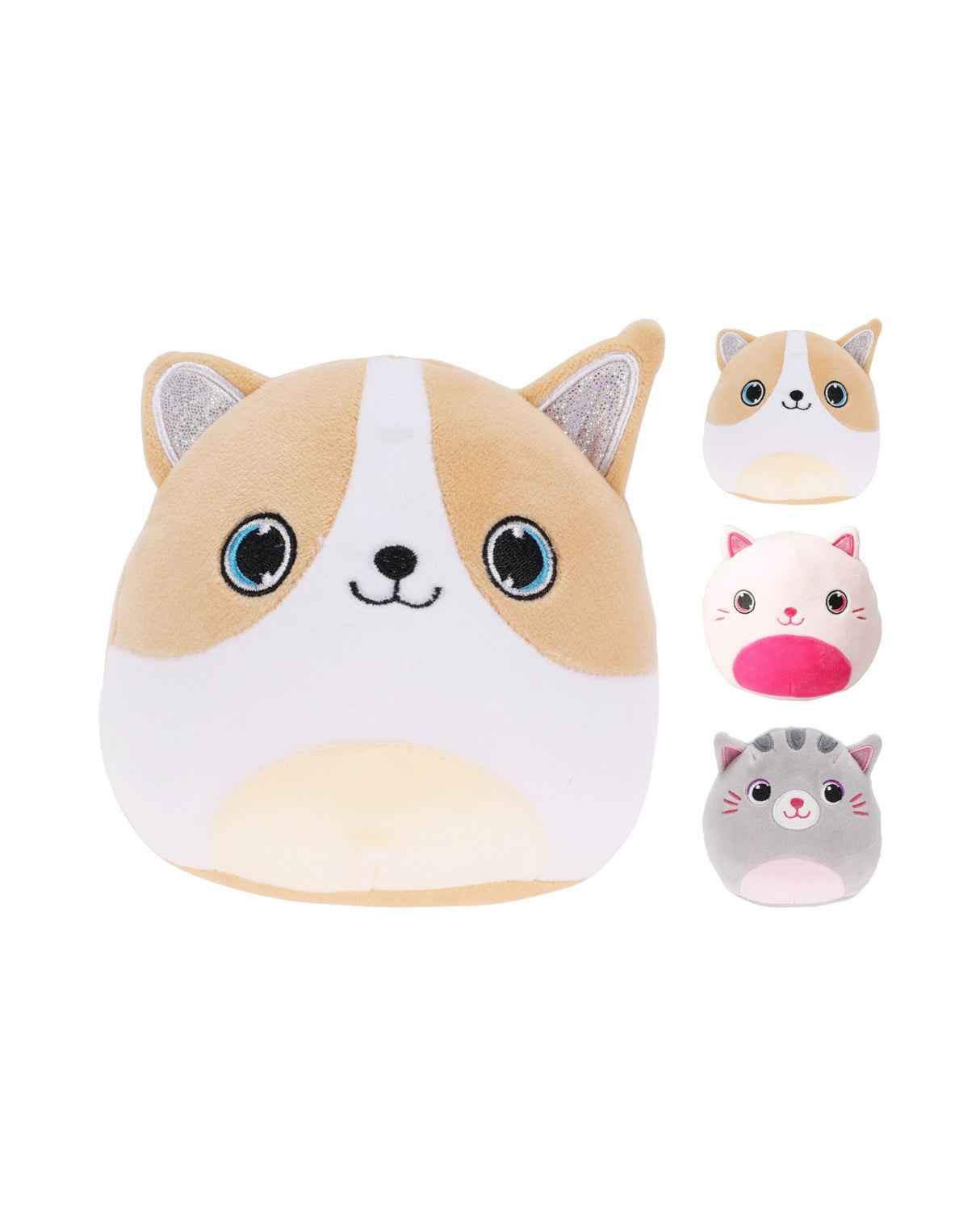 Plys bold som dyr 14 cm