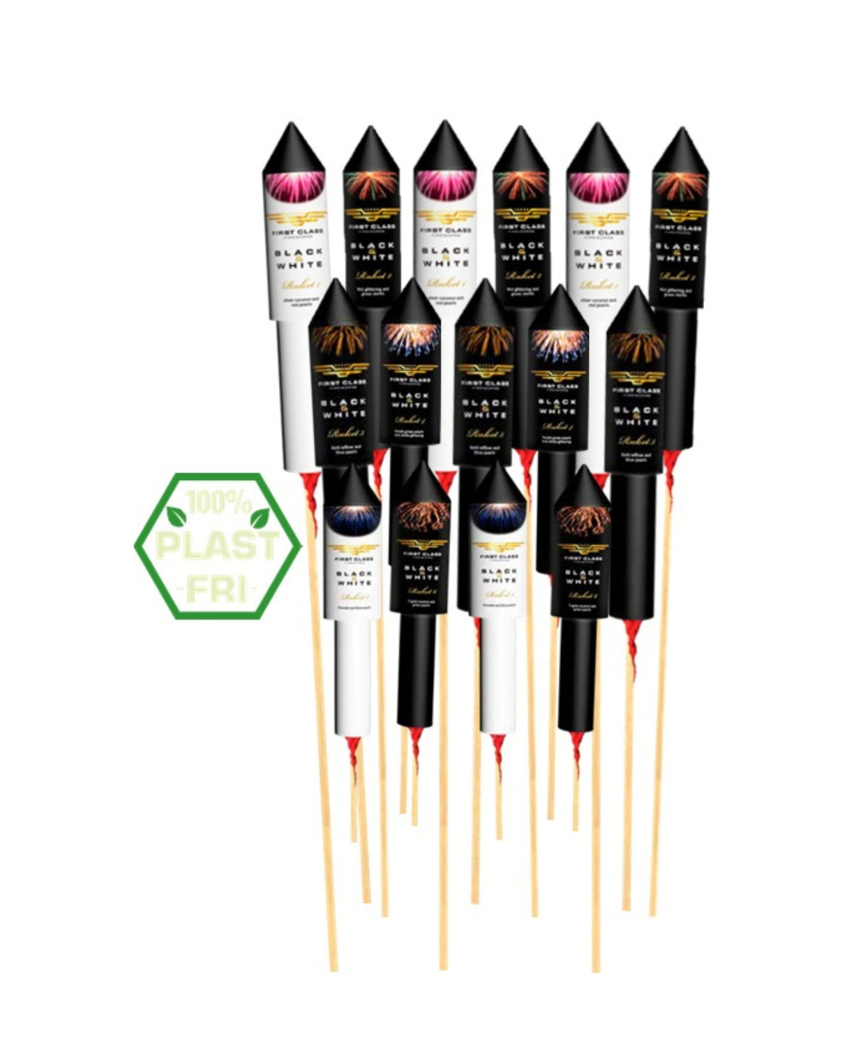 (24) Raketsortiment 15 stk