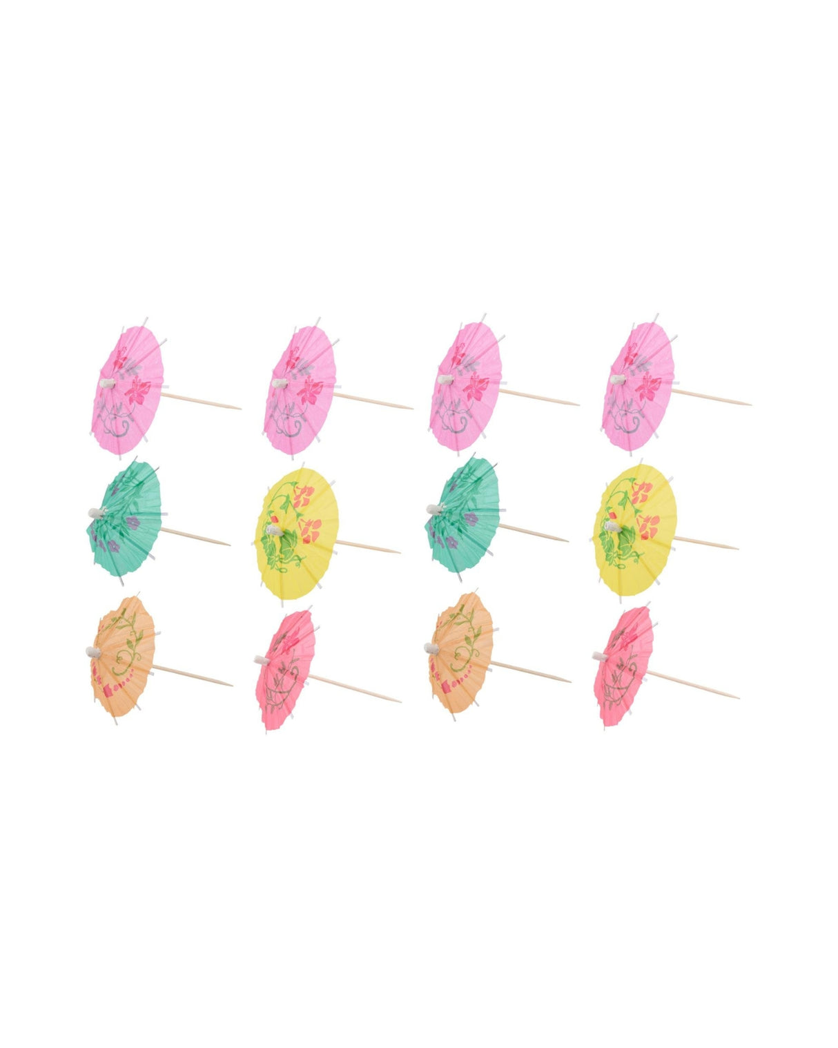 Paraplyer til cocktails 10 cm - 12 stk