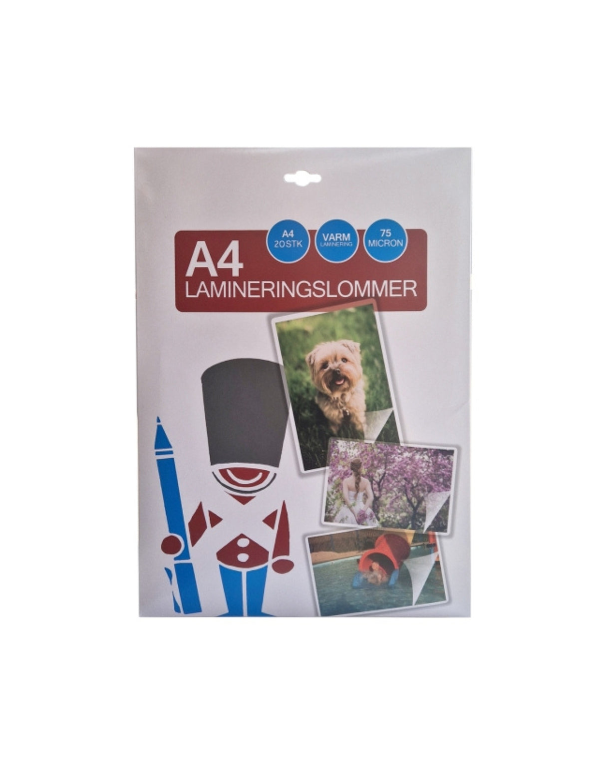 Lamineringslomme 20 stk A4 75 my