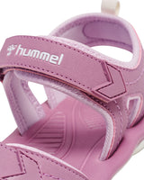 Lyserød Hummel sandal - sport jr - velcro -  Valerian - 203304-3383
