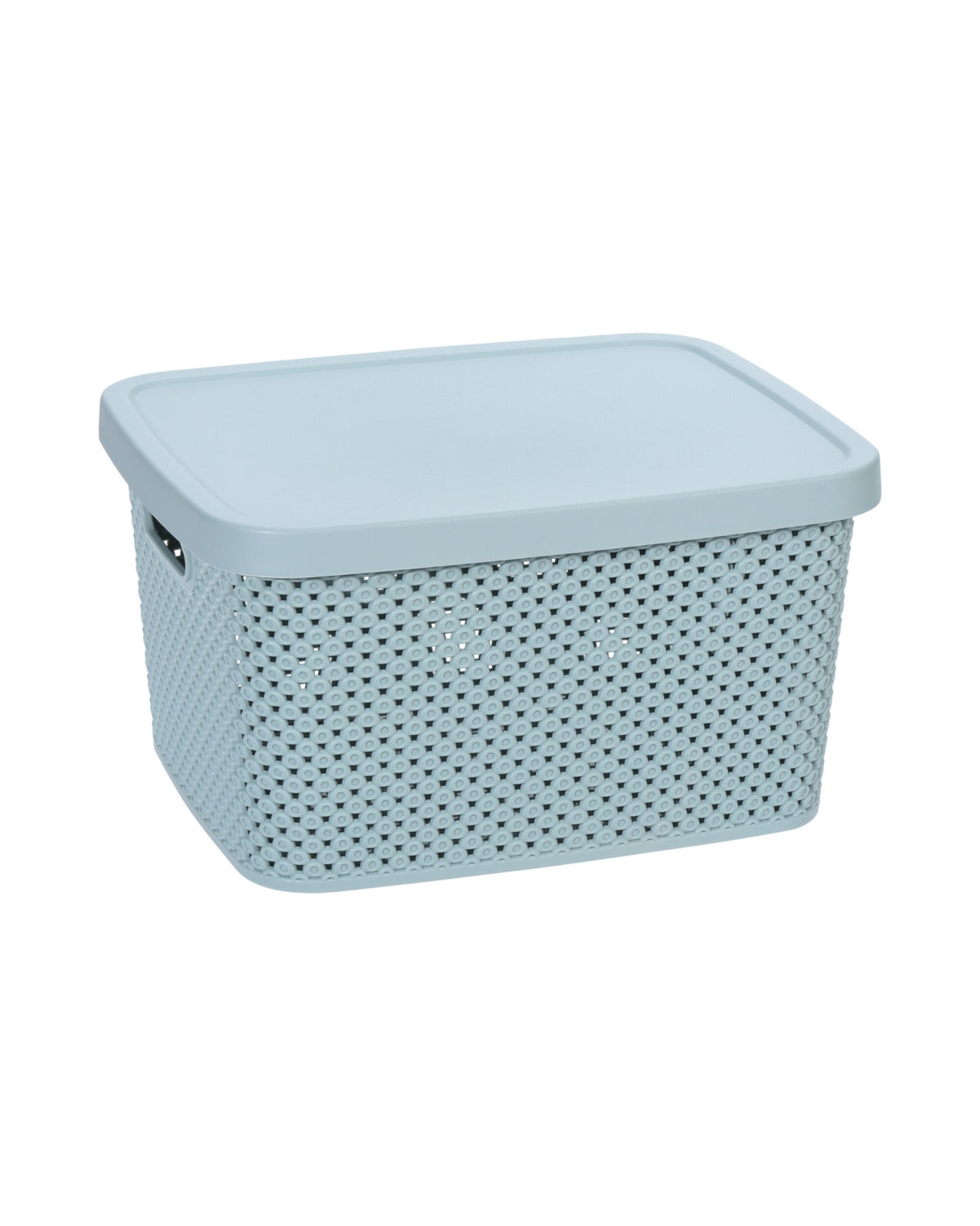 Opbevaringskasse med låg 1 stk