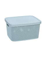 Opbevaringskasse med låg 1 stk