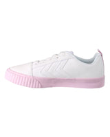 Hvid Hummel Sneakers - Base Court Classic Jr - Rosa - 206418-3423