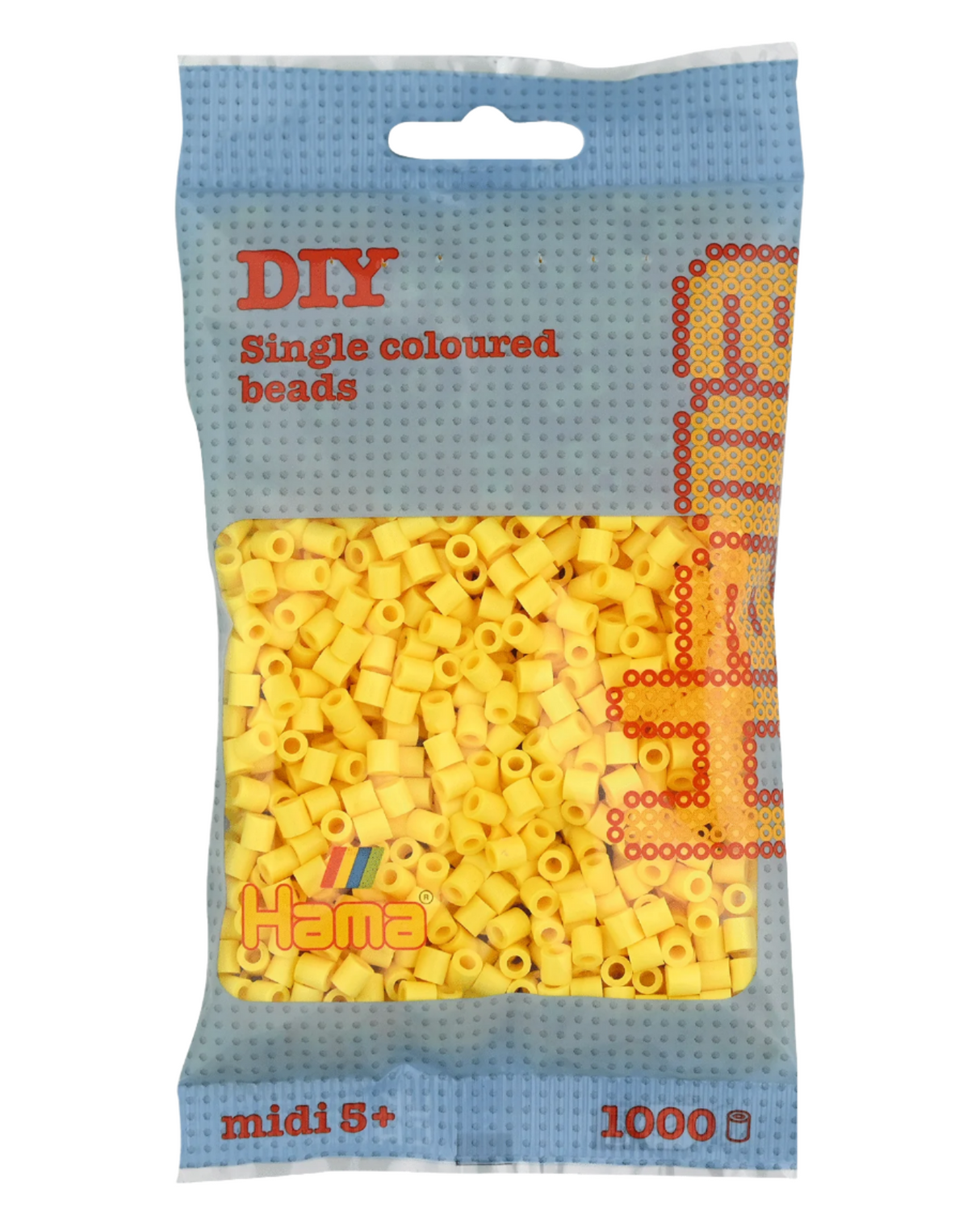 Hama beads 1000 pcs - 207-103 Light yellow