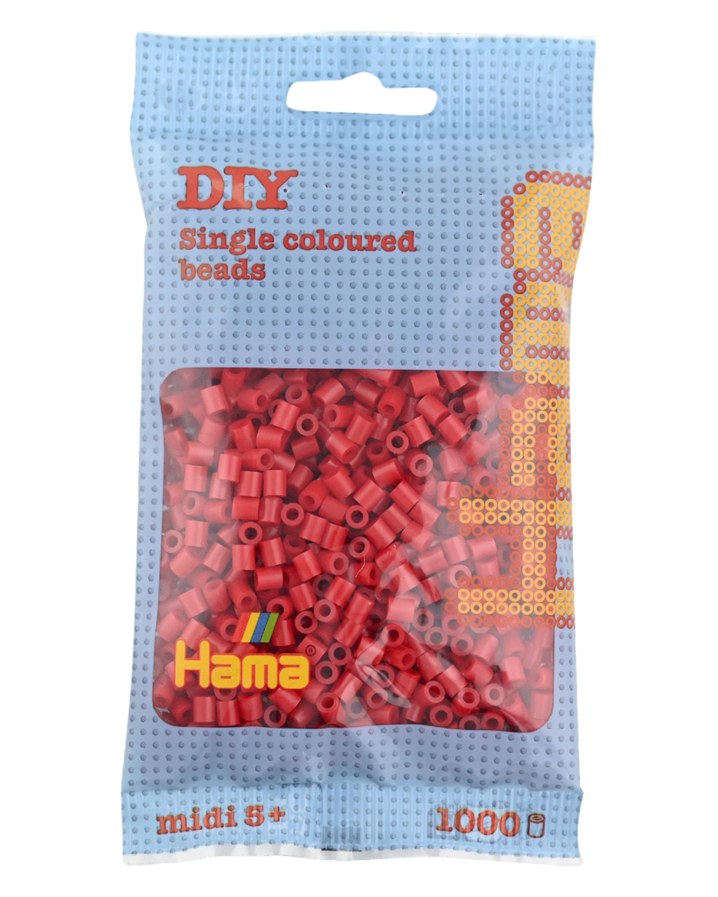 Hama Label Hama beads 1000 pcs - 207-22 Christmas red – Kims Kram