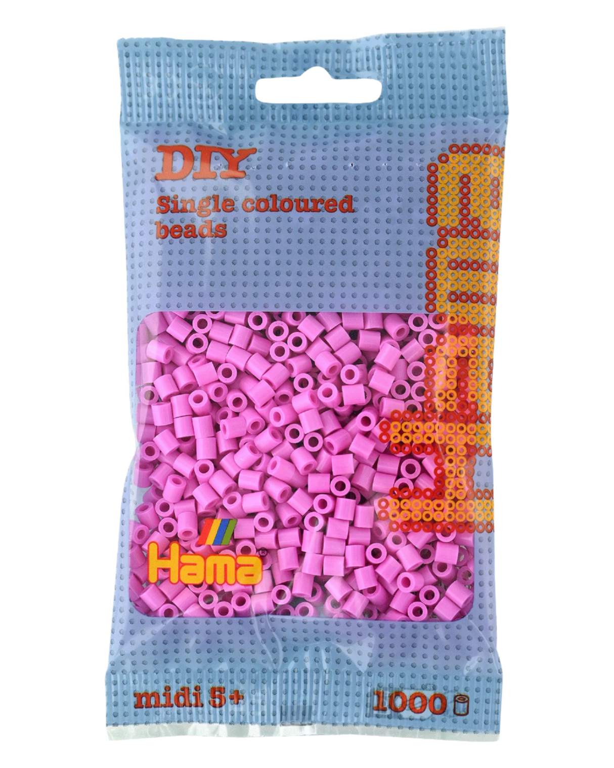 Hama perler 1000 stk - 207-48 pastel pink
