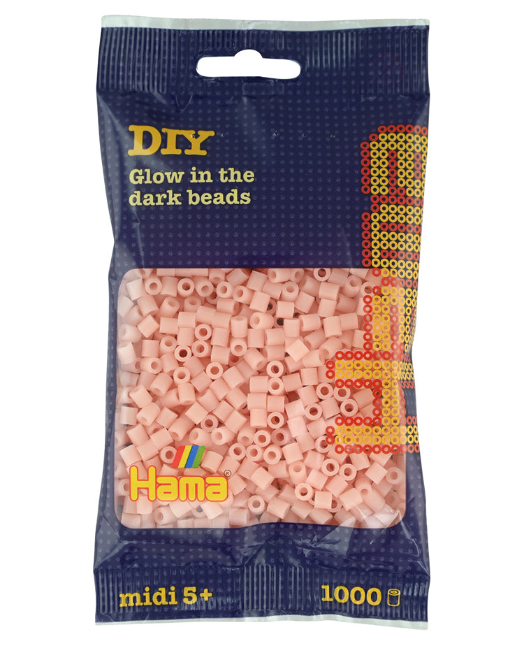 Hama beads 1000 pcs - 207-56 luminous red