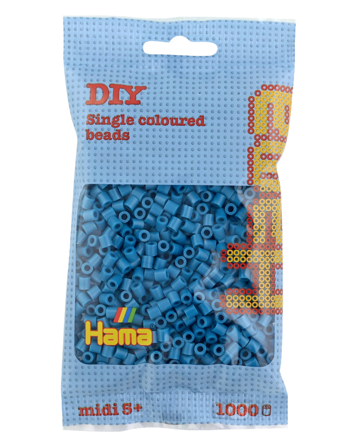 Hama beads 1000 pcs - 207-83 petrol