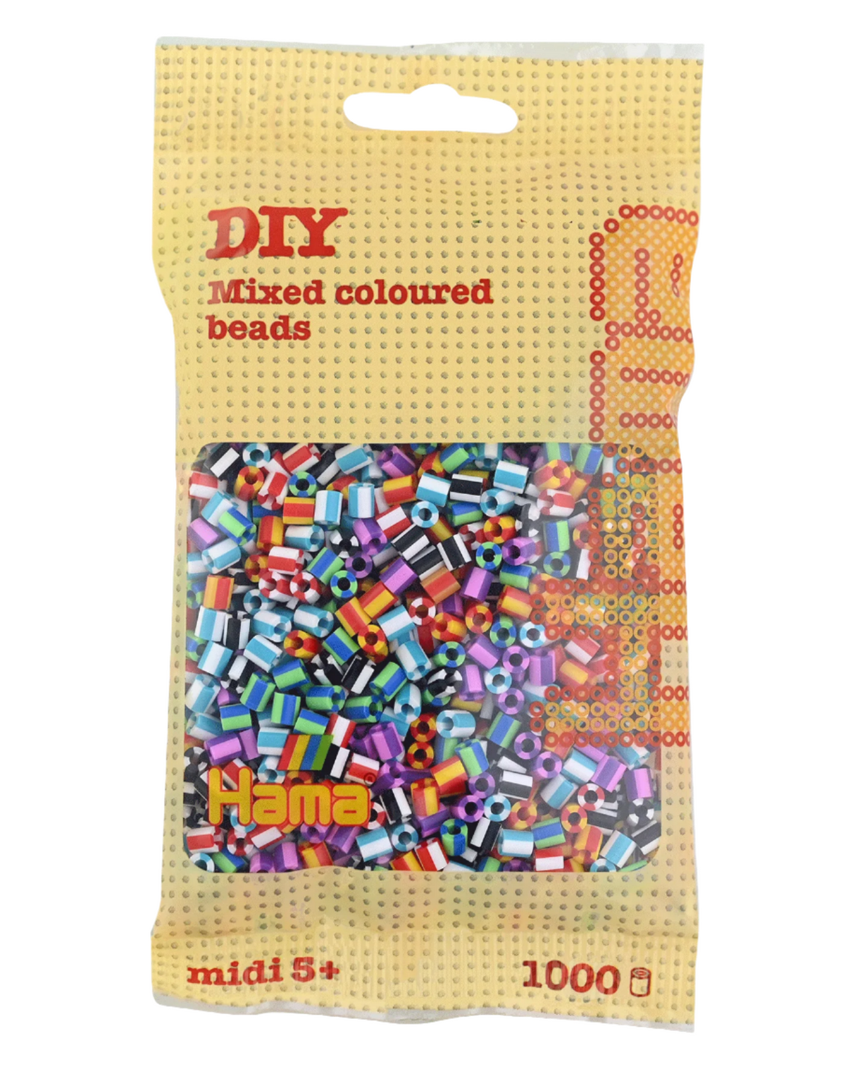 Hama perler 1000 stk - 207-90 mix strib