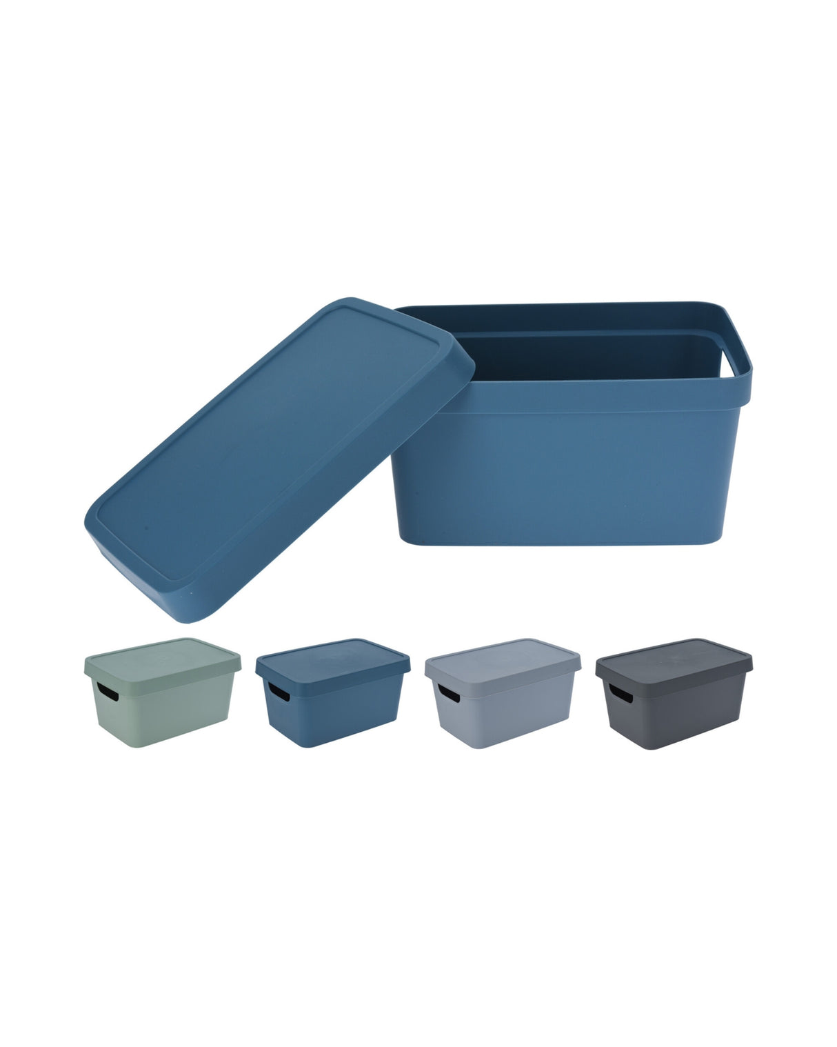 Opbevarings kasse med låg - 245x165xH120 mm - 3,6 liter