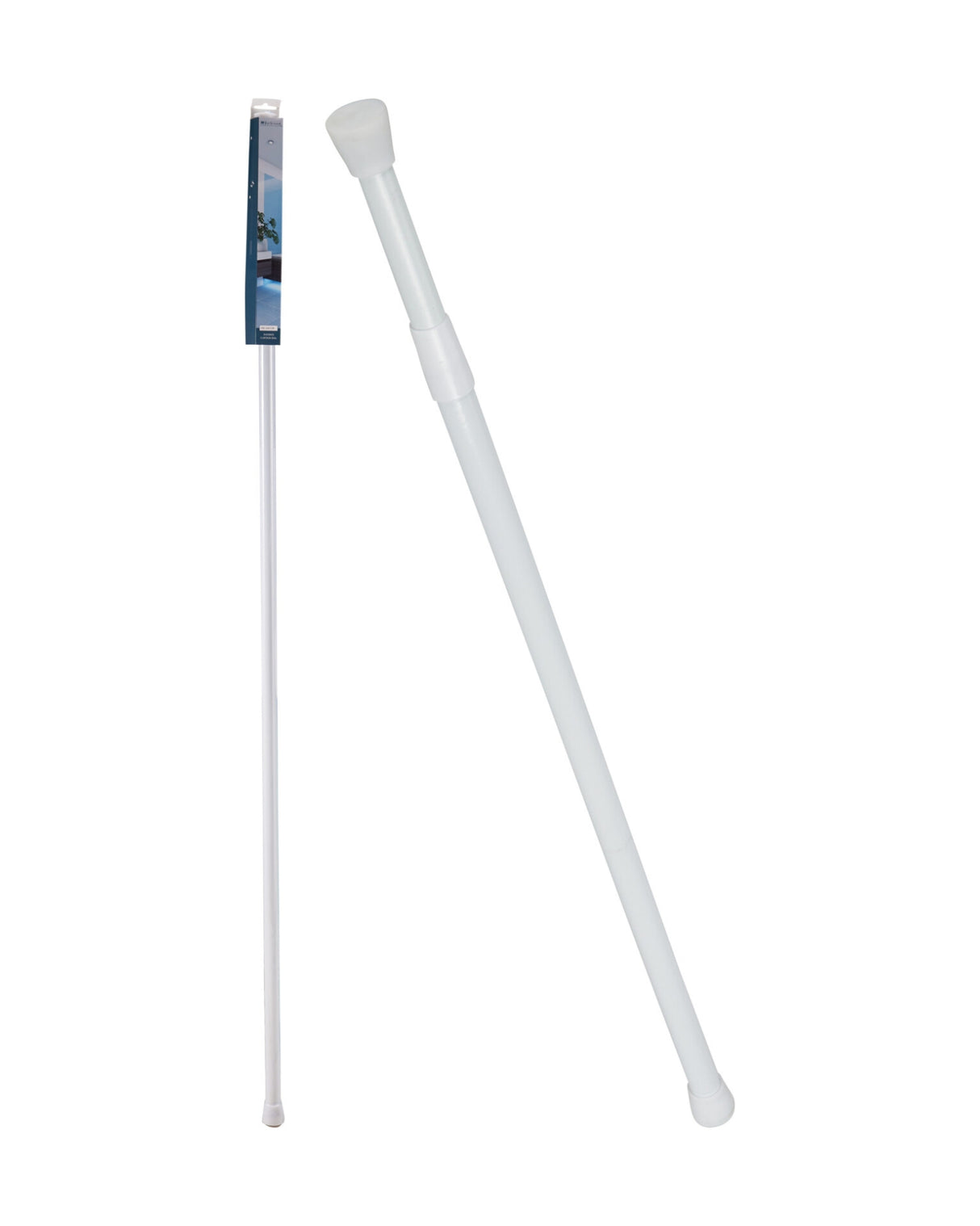 Bruseforhængsstang 140–240 cm – Hvid