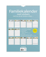 Familiekalender Otto Dickmeiss & Lilja Scherfig 6 kol. A3 2026 - Fra Mayland