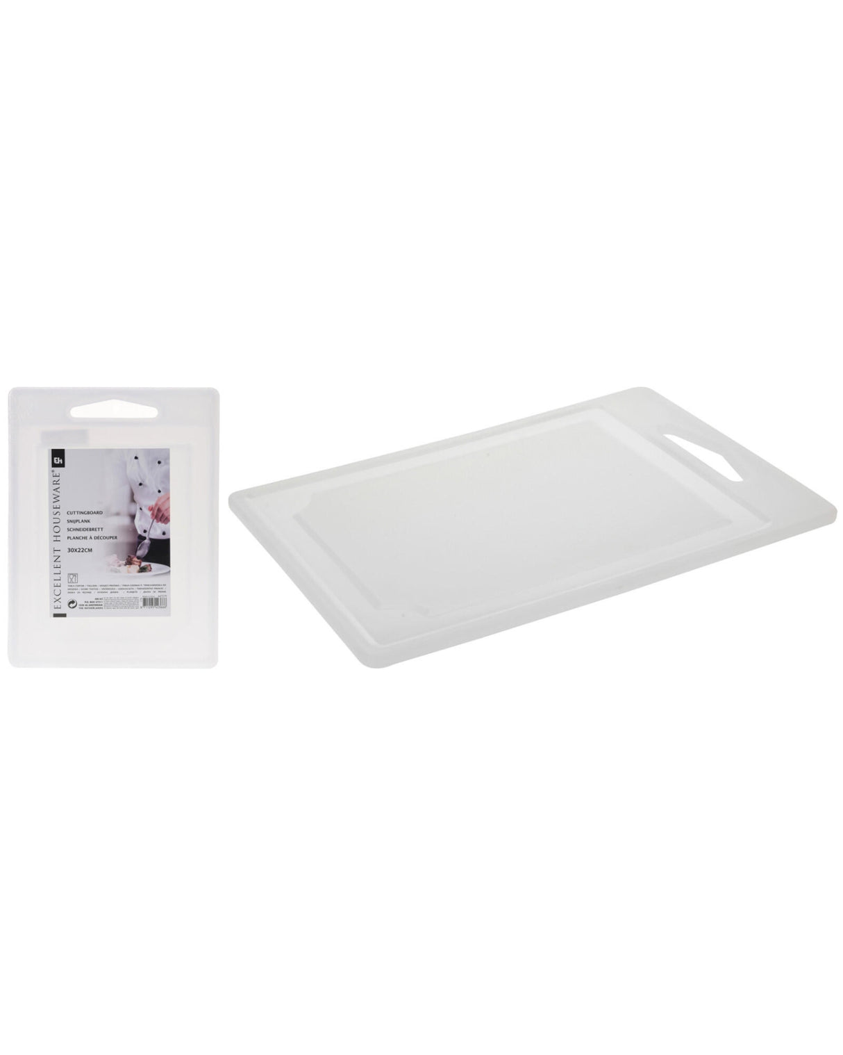 Skærebræt i plast 300x220x9mm