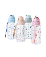 Blade drikkedunk med sugerør, Blå